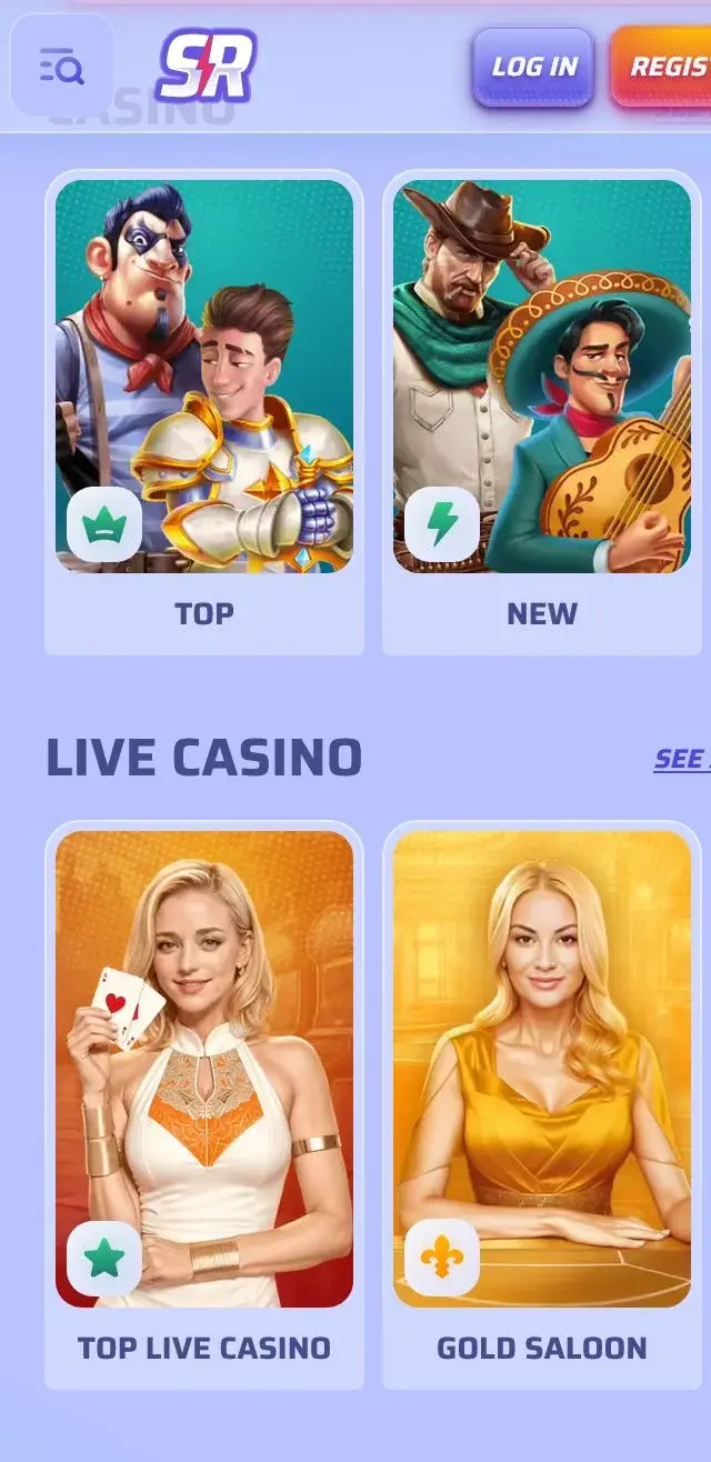 SpinReelz Casino screenshot